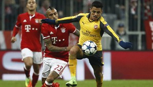 Alexis Sanchez verlor gegen den FC Bayern im Champions League Achtelfinale