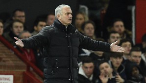 Jose Mourinho trainiert Manchester United