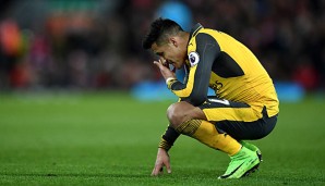 Alexis Sanchez steht beim FC Arsenal vor dem Abschied