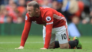 SCHWÄCHSTE ZWEIKAMPFQUOTE – Platz 3: Wayne Rooney (Manchester United) – 30,5% gewonnene Zweikämpfe
