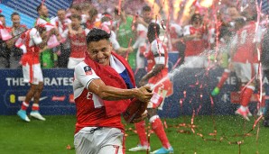 Platz 2: Alexis Sánchez (FC Arsenal) - 34 Scorerpunkte (24 Tore, 10 Assists)
