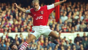 Platz 10: Dennis Bergkamp (Arsenal) - 87 Tore in 315 Spielen