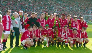 Höchster Sieg: Manchester United gegen Ipswich Town 9:0 (1994/95)