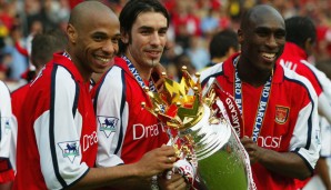 Die längste Siegesserie: 14 Spiele, FC Arsenal (Von Februar 2002 bis August 2002)