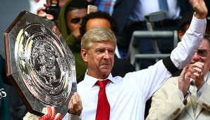 Arsene Wenger sichert sich mit dem FC Arsenal den Community Shield
