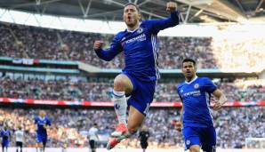 Platz 1: Eden Hazard (FC Chelsea) - Stärke: 90