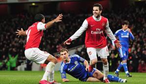 Platz 4: Cesc Fabregas - 146 Premier-League-Einsätze für FC Arsenal.