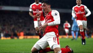 PLATZ 3: Mesut Özil - 184 Spiele für FC Arsenal