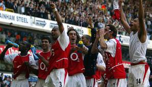 Arsenal FC, 2003/04: Gleich mehrere Teams starteten mit vier Siegen aus vier Spielen, für die Gunners war dies der Beginn einer unglaublichen Saison. Die "Invincibles" kamen ohne Niederlage durch die Spielzeit und holten sich souverän den Titel.