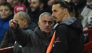 Zlatan Ibrahimovic und Jose Mourinho kennen sich aus gemeinsamen Zeiten.