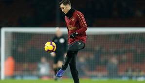 Mesut Özil spielt beim FC Arsenal derzeit eine untergeordnete Rolle.