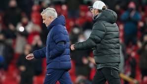 Nach dem 2:1-Sieg von Liverpool gegen Tottenham hat sich Jose Mourinho über das Verhalten von Jürgen Klopp beschwert. "Wenn ich mich so aufführe wie er, fliege ich auf jeden Fall raus", sagte Mou.
