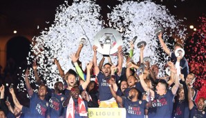 Paris Saint-Germain krönte sich 2016/2017 zum französischen Meister