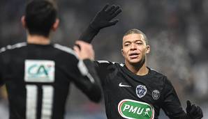 Kylian Mbappe stand gegen den FC Sochaux wieder in der Startelf.