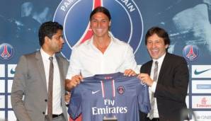 Zlatan Ibrahimovic wechselte im Sommer 2012 vom AC Milan zu Paris Saint-Germain.