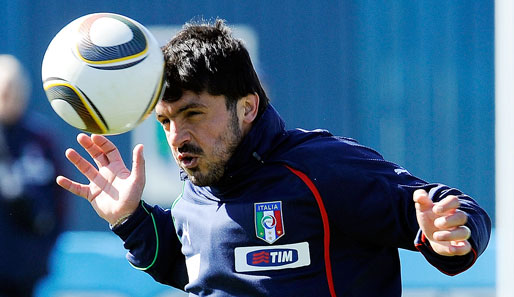Gennaro Gattuso ist beim AC Milan nach seiner Augen-OP wieder ins Training eingestiegen