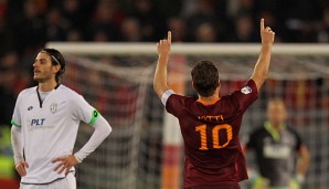 Francesco Totti hat in seiner Zeit bei AS Rom 250 Tore in der Seria A erzielt