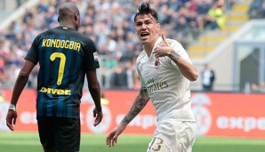 Alessio Romagnoli erzielte den Anschlusstreffer für Milan