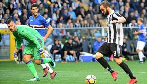 Juventus Turin spielt in der Serie A gegen Genua