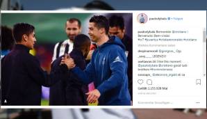 Paulo Dybala: "Herzlich willkommen, Cristiano!"