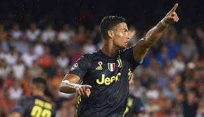 Cristiano Ronaldo trifft mit Juve auf Frosinone.