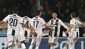 Cristiano Ronaldo siegte mit Juventus gegen den AC Florenz