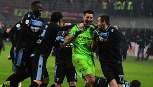 Lazio Rom hat im Elfmeterschießen gegen Inter Mailand gewonnen.
