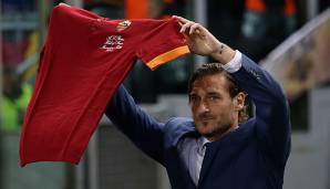 Francesco Totti steht seit 25 Jahren in Diensten der AS Rom.