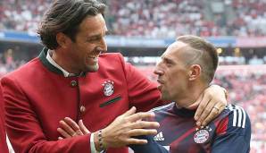 Wurden durch ihre gemeinsame Zeit beim FC Bayern München gute Freunde: Luca Toni und Franck Ribery.
