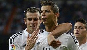 Gareth Bale und Cristiano Ronaldo beim Spiel gegen Elche