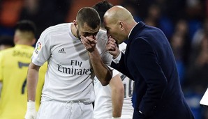Zinedine Zidane ist genervt von den Äußerungen über seinen Landsmann Karim Benzema