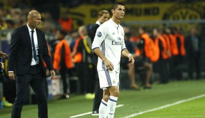 Zidane nimmt Ronaldo, nach Kritik an dessen Verhalten, in Schutz