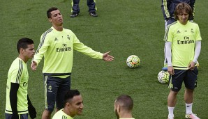 Cristiano Ronaldo, Luka Modric und James Rodriguez sind in Sevilla nicht dabei