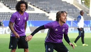 Können vorerst nur zuschauen: Luka Modric und Marcelo