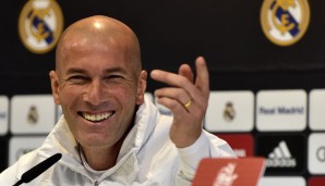 Zindedine Zidane gibt sich im Vorfeld der Welttrainer-Wahl bescheiden