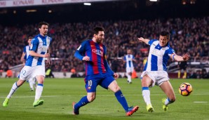 Lionel Messi brachte Barcelona früh in Führung