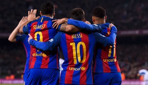 Luis Suarez, Lionel Messi und Neymar können sich auf Verstärkungen freuen