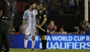Lionel Messi hat einen Linienrichter unsittlich beschimpft