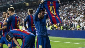 Lionel Messi erzielte gegen Real Madrid sein 500. Pflichtspieltor für den FC Barcelona