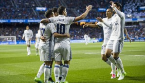 Auch Real Madrid feierte am Mittwoch ein Schützenfest