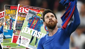 Was für ein Clasico! Lionel Messi entscheidet das Spiel mit seinem 500. Tor in der Nachspielzeit. Sämtliche Medien suchen nach Superlativen. SPOX blickt auf die internationalen Pressestimmen