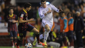 Gareth Bale erzielte in sechs Partien gegen den FC Barcelona erst ein Tor. Das allerdings bedeutete 2014 den Sieg für Real im Copa del Rey. Wer erinnert sich nicht an den epischen Solo-Lauf auf der linken Außenbahn?