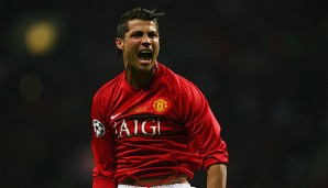 Cristiano Ronaldo spielte von 2003 bis 2009 für Manchester United