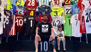 Lionel Messi hat in seiner Wohnung ein Zimmer nur für getauschte Trikots
