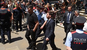 Lionel Messi und sein Vater Jorge mussten sich vor Gericht verantworten