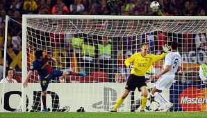 Bei Toren für den FC Barcelona ist Lionel Messi meist nicht weit entfernt
