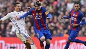 Lionel Messi und Cristiano Ronaldo treffen am 17. Spieltag im Rahmen des Clasico aufeinander.