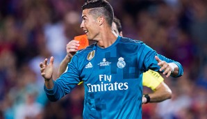 Cristiano Ronaldo wurde für fünf Spiele gesperrt