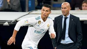 Zinedine Zidane und Cristiano Ronaldo sollen im Clinch gewesen sein