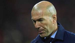 Zinedine Zidane war nach dem Unentschieden ratlos